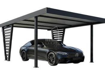 Carport V PREMIUM 5x4,5m Wypełnienie panelami Wiata samochodowa ID1193
