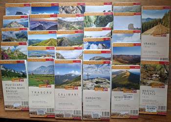 Rumunia Hiking Map Haarta de Drumetie 1:25 000 29 szt