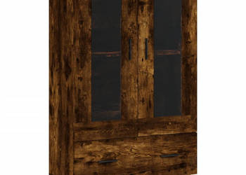 Wysoka szafka przydymiony dąb 695x31x115 cm WM-828321
