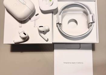 AirPods Pro – cały komplet z oryg. opakowaniem, bardzo dobry stan