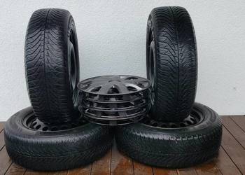 felgi stalowe 14" 4x114,3 + opony całoroczne FULDA 175/65 R14 + kołpaki
