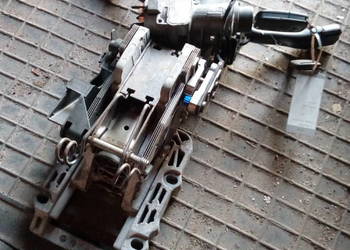 Kolumna kierownicza kompletna + stacyjka i przełączniki audi