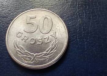 Stare monety 50 groszy 1965 PRL Polska piękna