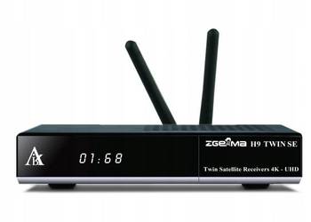 Tuner satelitarny Zgemma H9 Twin SE DVB-S2X 4K UHD H.265 HEV