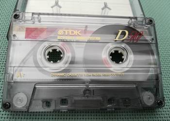 Kaseta TDK D 90 taśma o legendarnej dynamice - oryginał !