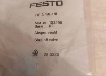 FESTO HE-3-1/8-1/8 zawór regulacyjny  nr kat 153296