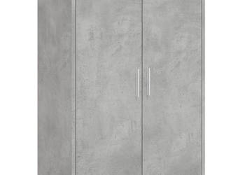 Szafka szarość betonu 60x31x84 cm materiał drewnopochodny WM-840488