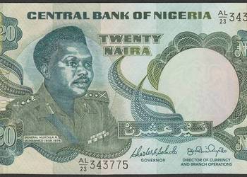 NIGERIA 20 NAIRA 2005 - STAN BANKOWY UNC
