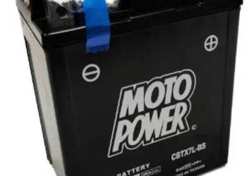 Akumulator motocyklowy MotoPower CBTX7L-BS YTX7L-BS 12V 6Ah