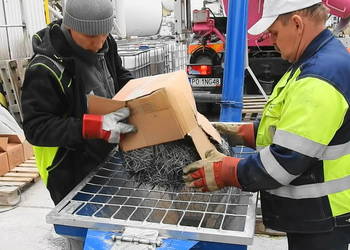 Transporter pneumatyczny materiałów sypkich