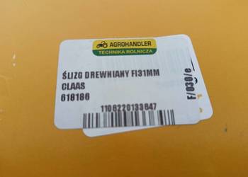 Panewka drewniana, ślizg Claas 618186G  Fl 31mm