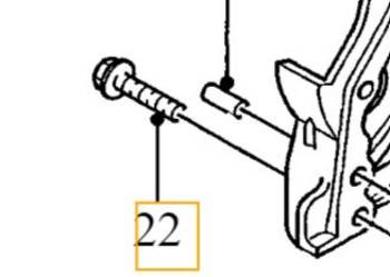 VOLVO oryginalna sruba M7x41x44.25 2.0D OE 999318