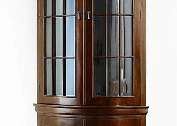 Stylowa Witryna Narożna w stylu kolonialnym mahoń - 80134