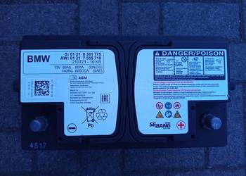 Akumulator Agm BMW 12v 80ah 800A