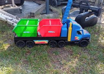 Samochód z ładowarką 2pojemników Wader