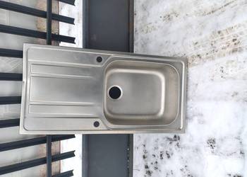 Zlewozmywak jednokomorowy  stal srebrny 100x50