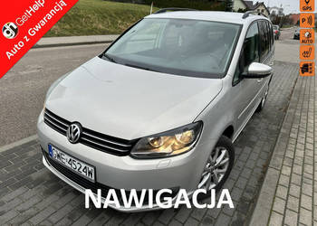 Volkswagen Touran 5 miejsc, podg. fotele, klimatronik, nawigacja, wymienio…