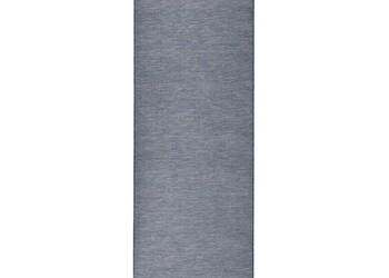 Dywan zewnętrzny o płaskim splocie 80x250 cm niebieski WM-340793