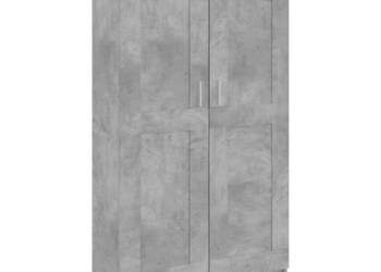 Szafka szarość betonu 825x305x150 cm materiał drewnopochodny WM-802727