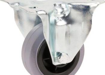 Koła skrętne z czarnymi oponami gumowymi 3478PIR080P62