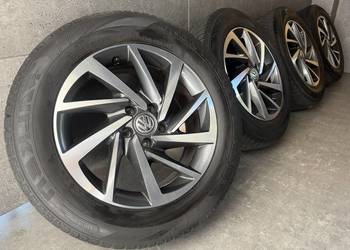 17 cali VW Tiguan oryginalne OEM 5x112 ET40 7J felgi koła komplet