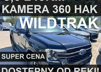 Ford Ranger Wildtrak 3,0 240KM 4x4 Super Cena Dostępny od ręki Kamera 360 …