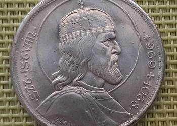 Moneta/Numizmat/Kopia - 5 PENGO 1938 Św. STEFAN - (nr.12)
