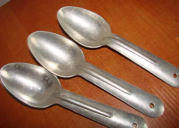 aluminiowa łyżka W.P. Olkusz 1955