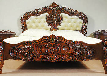 Nowe Łóżko tapicer. barok rokoko 200x200 cm 78248t