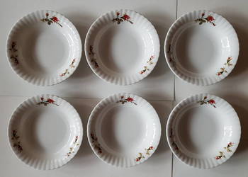 Głębokie talerze obiadowe, porcelana Chodzież Iwona