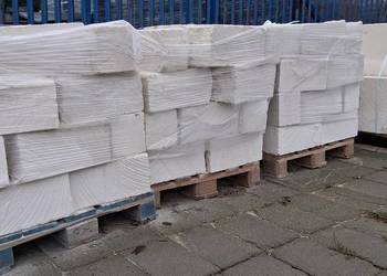 Blok bloczek kamień naturalny piaskowiec biały na elewacje 39x19x19cm