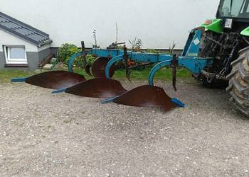 Pług Overum 3 skibowy zagonowy regulacja szerokości 10-16 cali, super stan