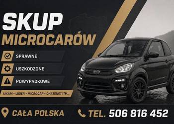 SKUP MICROCARÓW AIXAM CHATENET LIGIER MICROCAR -SPRAWNYCH -USZKODZONYCH