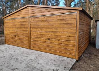 Garaż blaszany 6x5  Wzmocniony PROFILAMI. Producent SZYBKA REALIZACJA