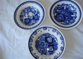 Włocławek fajansowy talerz PRL