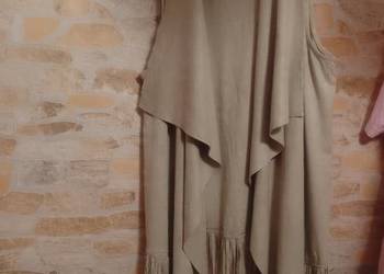(40/L) Bershka/ Bogato zdobiona frędzlami Kamizelka kowbojska