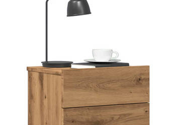 Wisząca szafka nocna dąb artisan 40x32x30 cm WM-855946