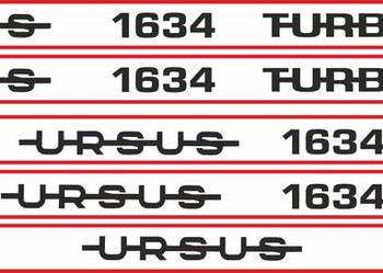 Naklejki Ursus 1634 turbo super mocne laminowane