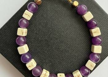 Bransoletka damska z kamieni naturalnych