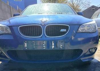 Przód bmw e60 bez lamp lci kolor mpakiet LA MANS BLAU