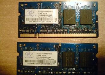 Pamiec do Acera 1 giga 2x512