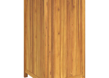 Donica ogrodowa z wyściółką 50x50x100 cm lite drewno akacjowe WM-366447