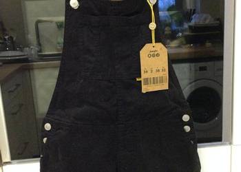 Spodnie Ogrodniczki Czarne Jeans Damskie JENNYFER r/ 32