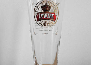Szklanka pokal kufel piwo Żywiec porter 0,3 l