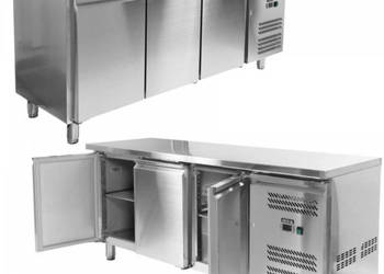 Stół Chłodniczy Gastronomiczny 3-Drzwiowy 1795x600x845~915 Yato Yg-05258