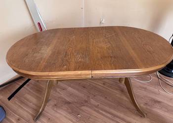 Stół drewniany rozkładany – klasyczny/vintage