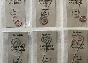 Zakładka do książki z miedzi ręcznie kuta Hand Made wzory
