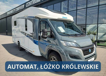 samochody kempingowe Knaus LIVE WAVE 700 MX z łóżkiem królewskim Półintegr…