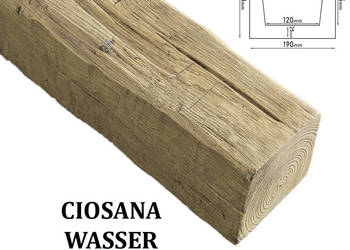 Belka Rustykalna Ciosana 19x17 cm WASSER