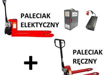 Paleciak elektryczny PPT20H + Paleciak Ręczny